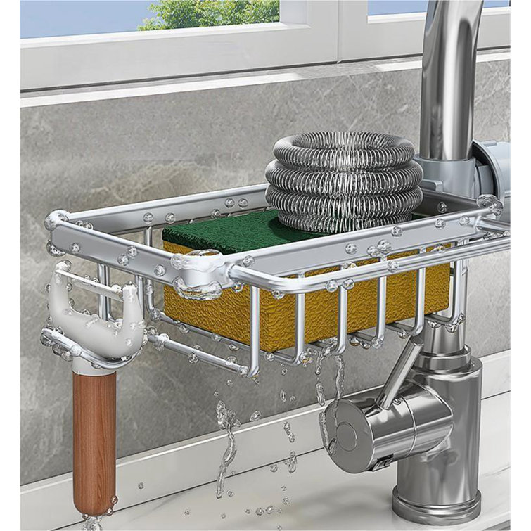 Inspyre Stainless Steel Sink Caddy Wayfair